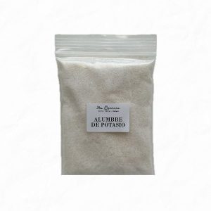 alumbre de potasio desodorante natural