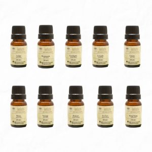 pack 10 aceites esenciales uso aromaterapeutico y cosmetica natural